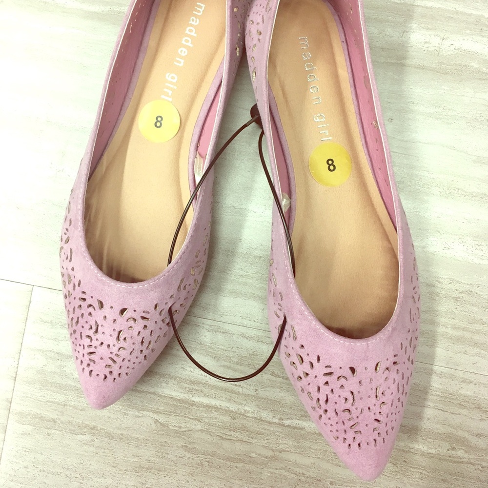 Madden girl lilac pointed flats